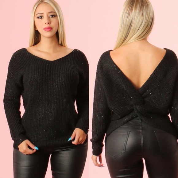 JULIA Sweater -black - Picture 5 of 5